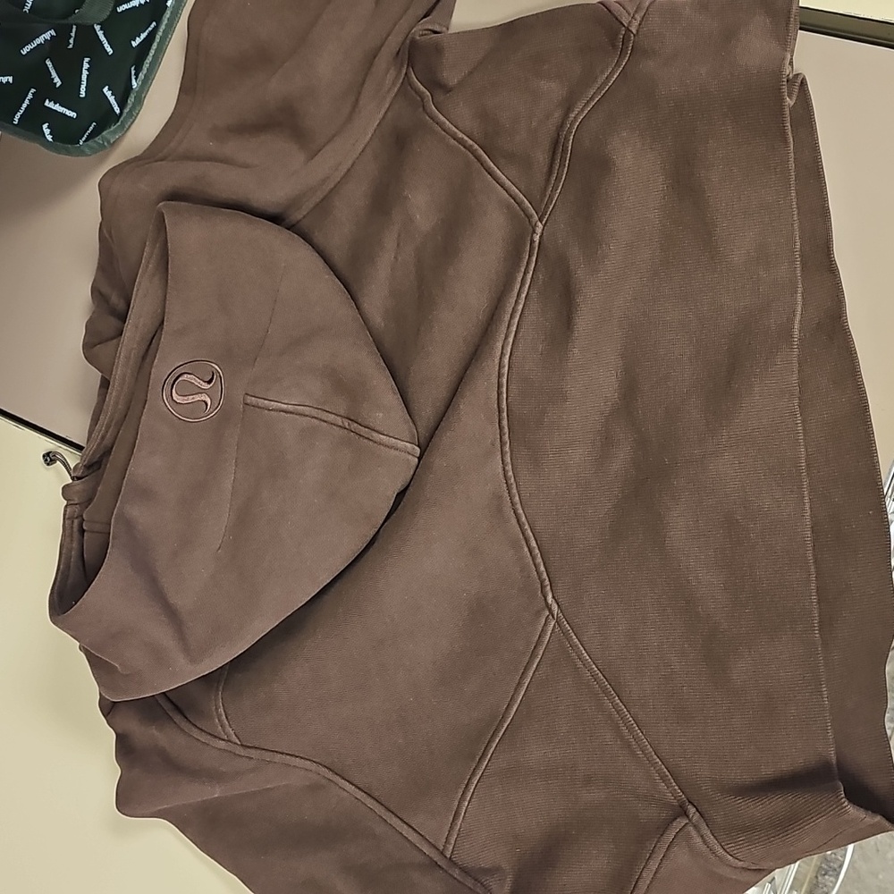 Lululemon Scuba Hoodie, Java, M/L - Picture 3 of 6